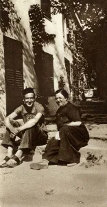 Cecil Prints: Cecil Beaton and Elsa Maxwell at the Venice Lido