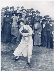 Course Prints: Cecilia Leitch in match against Harold Hilton, Walton Heath