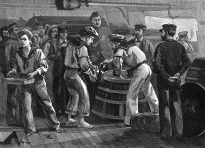 Accidents Prints: Celebrating the Jubilee on Board a Man of War - Extra Ration