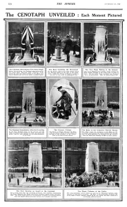 Cenotaph Prints: The Cenotaph unveiled, 1920