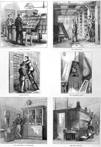 Telegraph Prints: The Central Post Office Telegraph Establishment