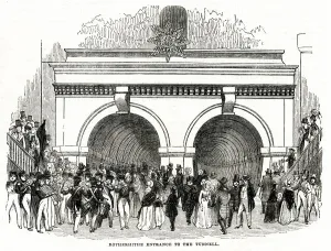 March Prints: Ceremony of opening of the Thames Tunnel 1843