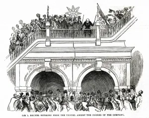 March Prints: Ceremony of opening of the Thames Tunnel 1843