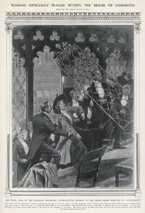 Railings Prints: Chained to Rail / Iln / 1908