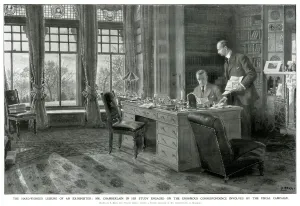 Chamberlain Prints: Chamberlain in his study