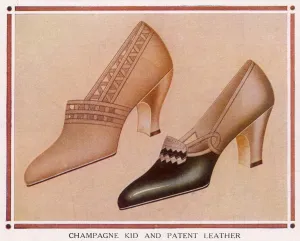 Shoes Prints: Champagne Kid & Patent