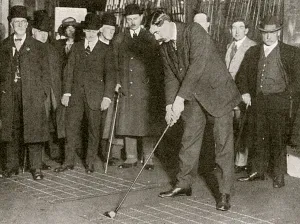 Golfing Prints: A Champion at Harrods