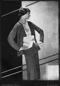 Designers Prints: Chanel tweed suit, 1929
