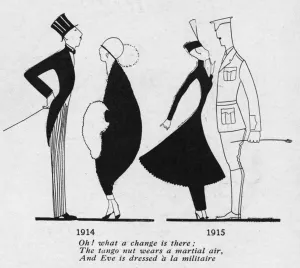 Dapper Prints: Changes in fashion between 1914 and 1915 by Fish
