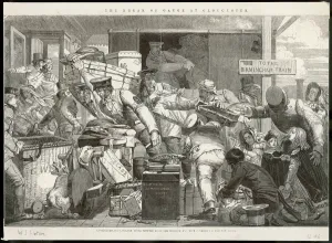 Baggage Prints: Changing trains at Gloucester
