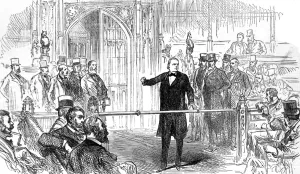 1891 Prints: Charles Bradlaugh MP at the Bar of the House of Commons, 188