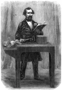 Dickens Prints: Charles Dickens reading to an audience