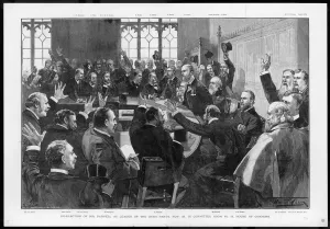 Election Prints: Charles Stewart Parnell re-elected
