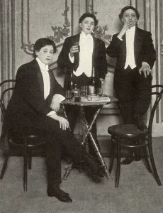 Paper Prints: Three Charming Girls as