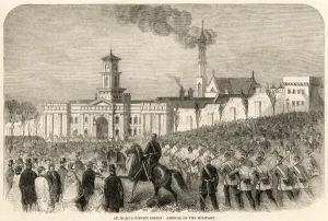 Prisoners Prints: Chatham Prison Riots - Arrival of the Military