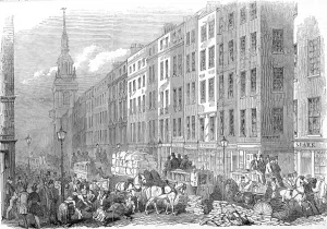 Stone Prints: Cheapside, London, 1846