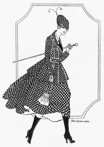 Flamboyant Prints: Check Burberry suit, 1916