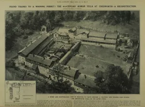 Reconstruction Prints: Chedworth Roman villa - a reconstruction