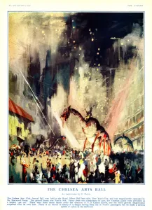 Parties Prints: The Chelsea Arts Ball by A. Davis