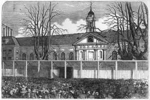 Chelsea Prints: Chelsea Hospital, lying-in-state of Duke of Wellington