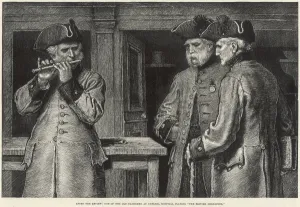 Hospital Prints: Chelsea Pensioners Relaxing, 1882
