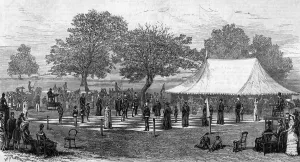 Living Prints: Chess with living pieces 1882