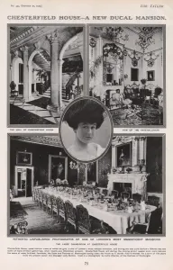 Dowager Prints: Chesterfield House, London in the Tatler