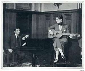 Restaurant Prints: Chez Fysher cabaret - Nielsen Fysher and Madame Stroeva