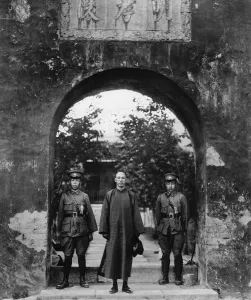 Gateway Prints: Chiang Kai-Shek at the gate of the Ming Tombs, 1927