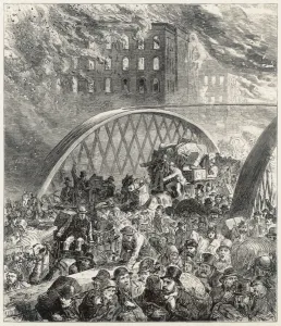 Accidents Prints: Chicago Fire / 1871