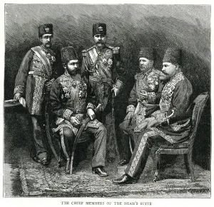 Visit Prints: Chief members of the Shah of Persias suite