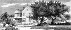 European Prints: The Chiefs House, Tuscarora Indian Village