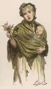 Selling Prints: Child Selling Flowers