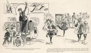 Union Prints: Children dancing to organ music, 1894