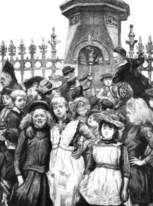 Community Prints: Children Drinking Fount
