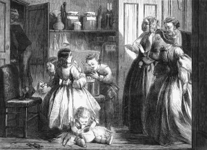 Caught Prints: Children Raid Larder 19C