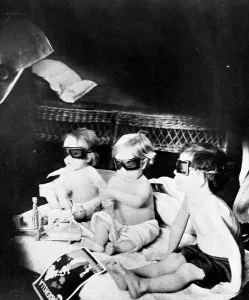 2004 Prints: Children being treated with ultra-violet light