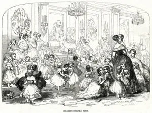 Customs Prints: Childrens Christmas party 1847