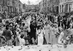 Festivities Prints: Childrens Coronation Party 1953