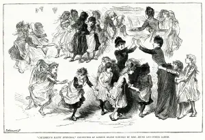 March Prints: Childrens Happy Evenings 1890