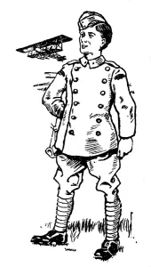 Pilots Prints: Childs Royal Flying Corps uniform, World War One