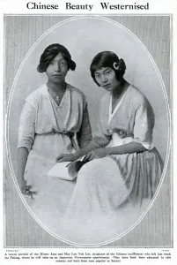 Sister Prints: Chinese beauty westernised, 1915