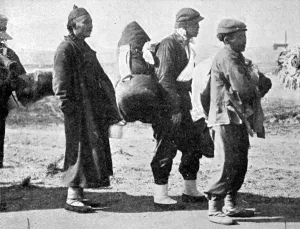 December Prints: Chinese Coolies leaving South Africa, 1907