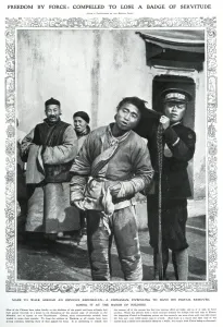 Hair Prints: Chinese man losing pigtail by force