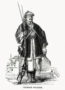 Armour Prints: A Chinese Soldier. Date: 1842