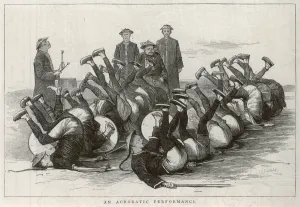 Armed Prints: Chinese Soldiers rolling forward