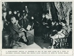 Singing Prints: Chislehurst caves during WWII