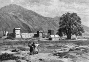 Chitral Prints: The Chitral Expedition: the fort of Mastuj