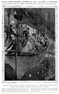 Titanic Prints: The chivalry of the sea woman and children first after th