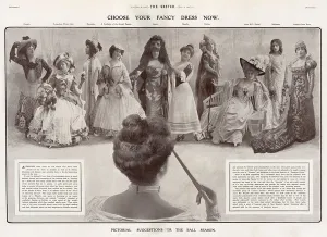 Period Prints: Choose Your Fancy Dress Now - suggestions for 1907